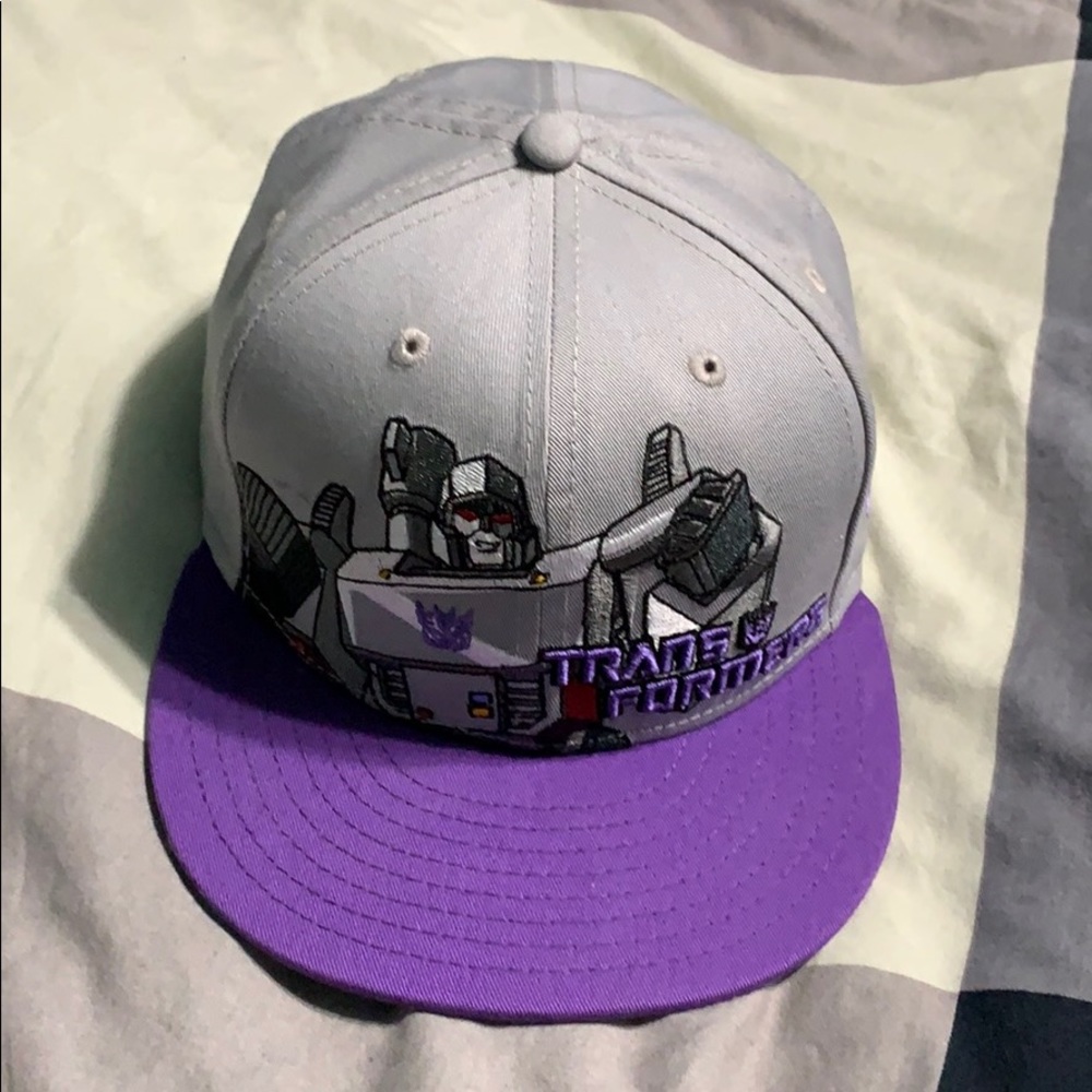 New Era Transformers Megatron Purple Snapback Hat
